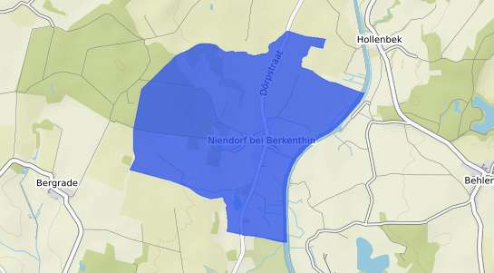 Bodenrichtwertkarte Niendorf bei Berkenthin